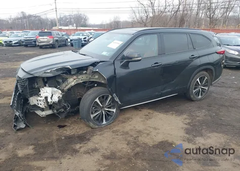 2022 Toyota Highlander Xse from USA, damaged, VIN 5TDLZRBH7NS222890